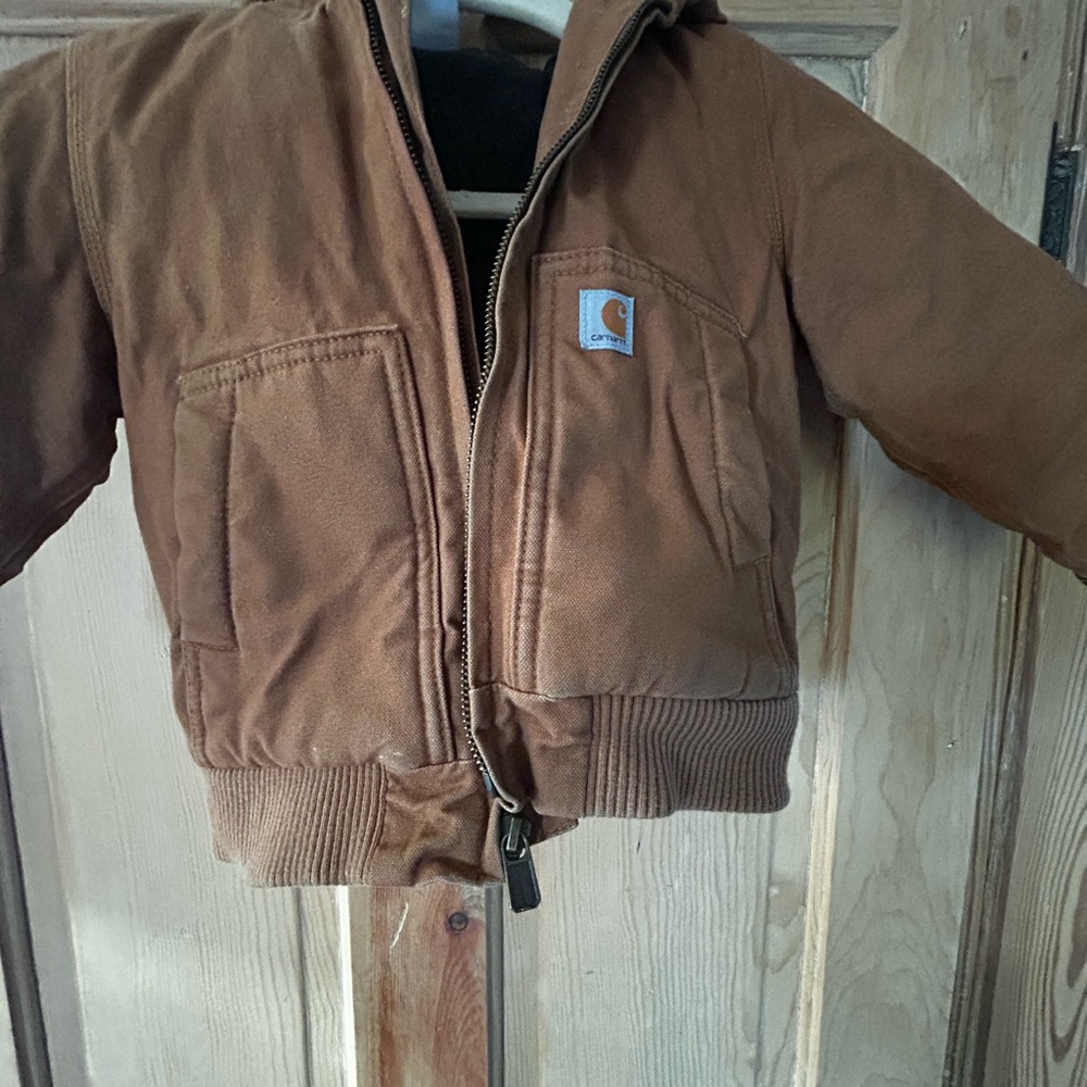 Carhartt Kids Brown Puffer Jacket